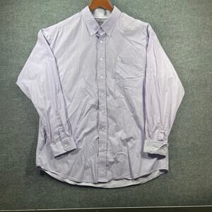 Cinch Button Down Western Shirt Men's Large Purple Geometric Flip Cuff Cowboy